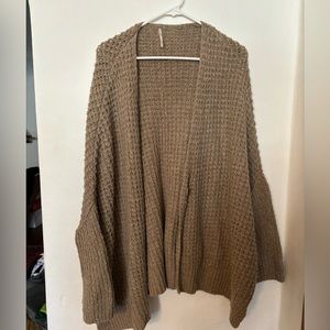 Free people drop shoulder oversized cardigan